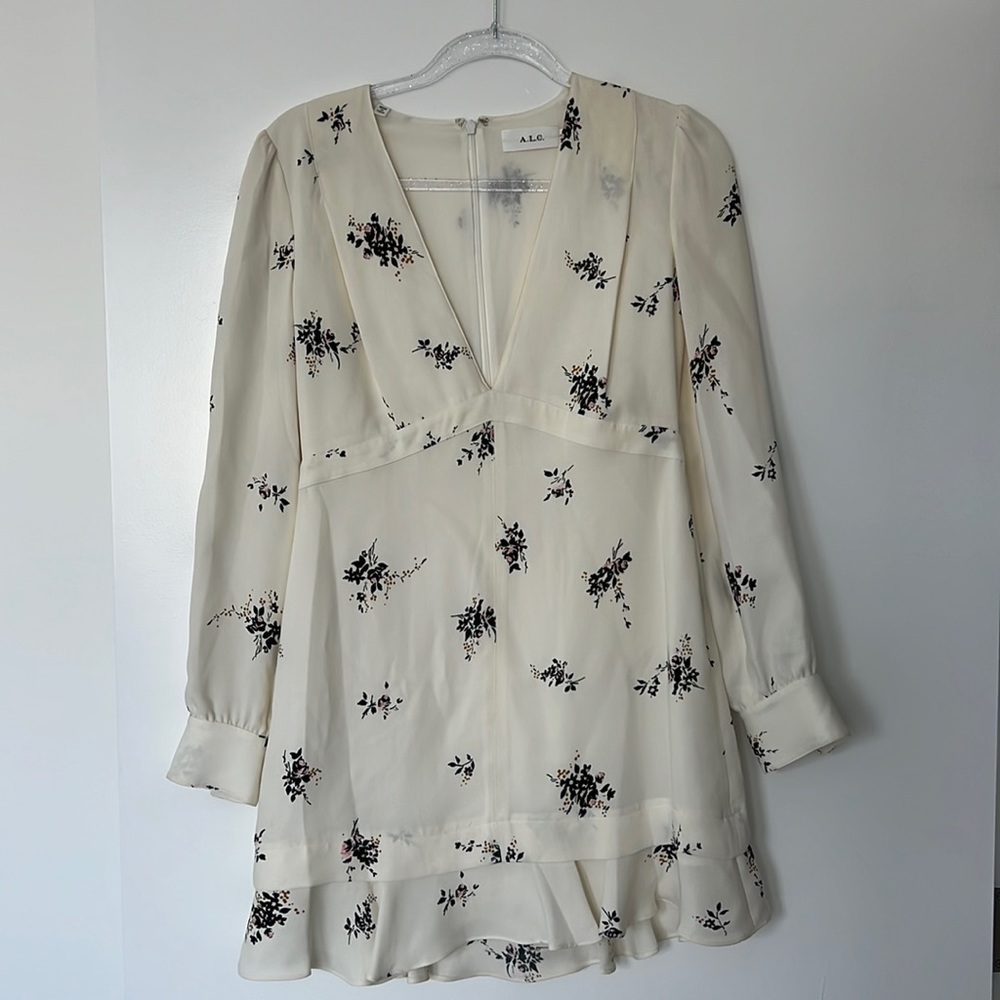 Beige with small flower details